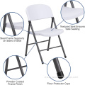 330 lbs Capacity White Plastic Folding Chair